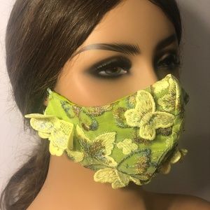 NEW! handmade Green and Yellow Butterfly 3DMask